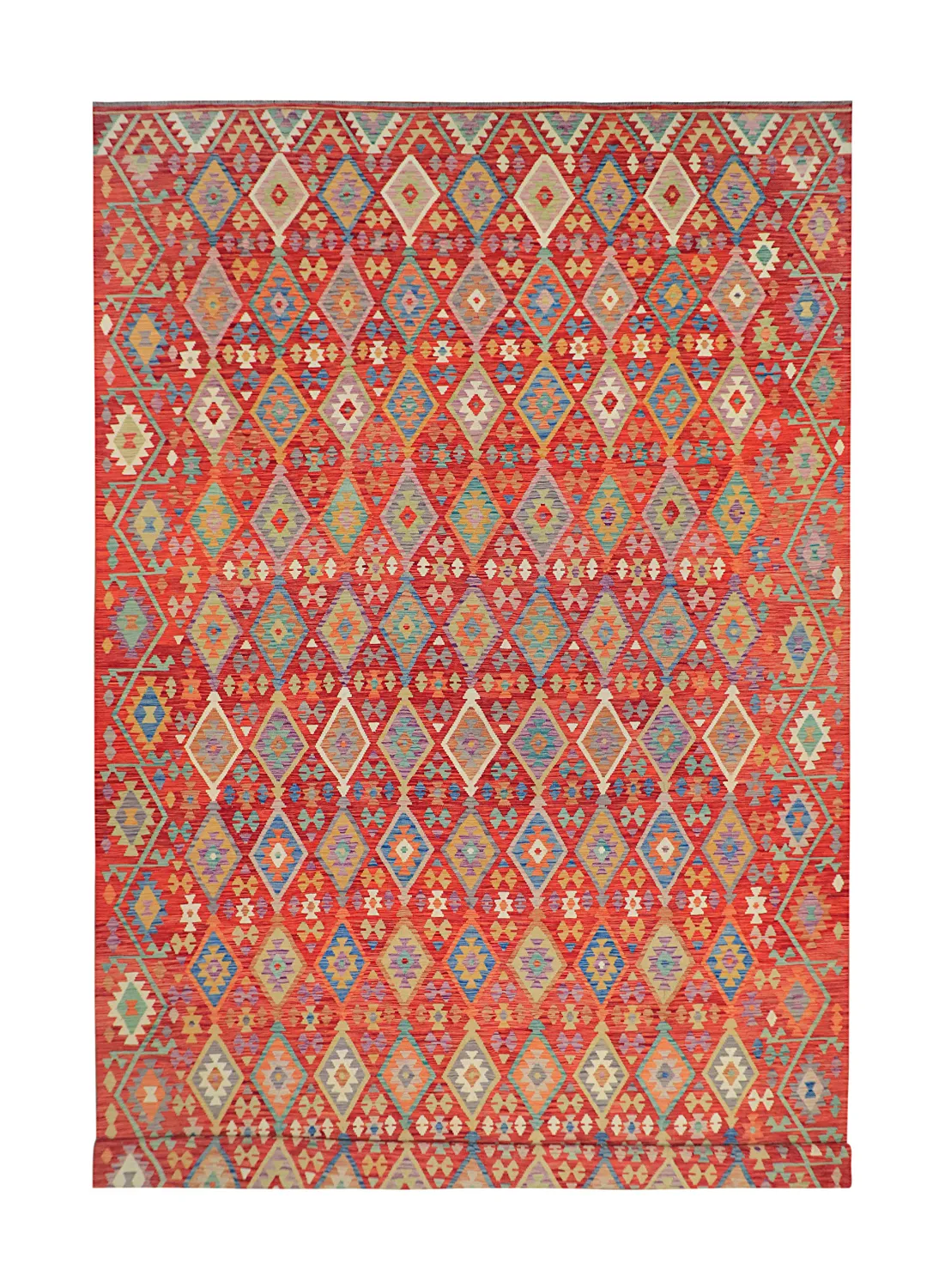 Orientalsk Teppe - Vegi Kelim Hand Woven - 303 x 491 cm