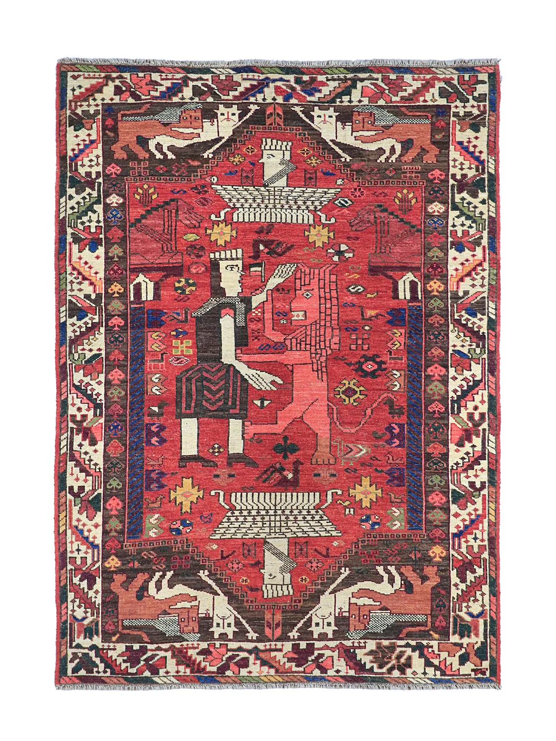 Orientalsk Teppe - Tribal Hand Knotted - 154 x 221 cm