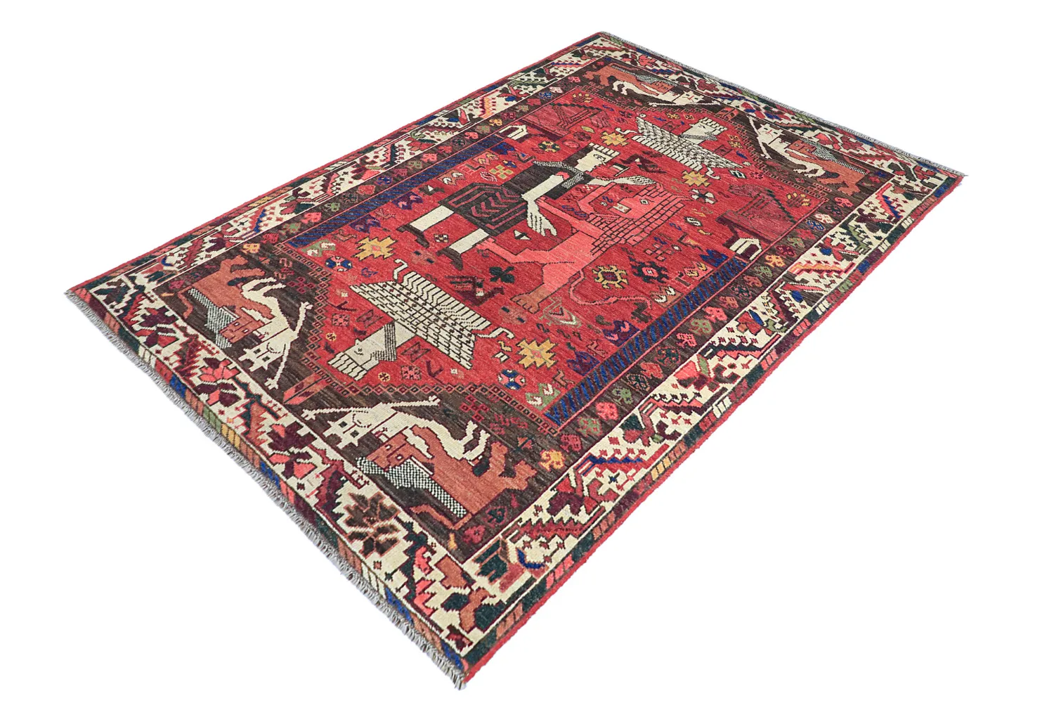 Orientalsk Teppe - Tribal Hand Knotted - 154 x 221 cm