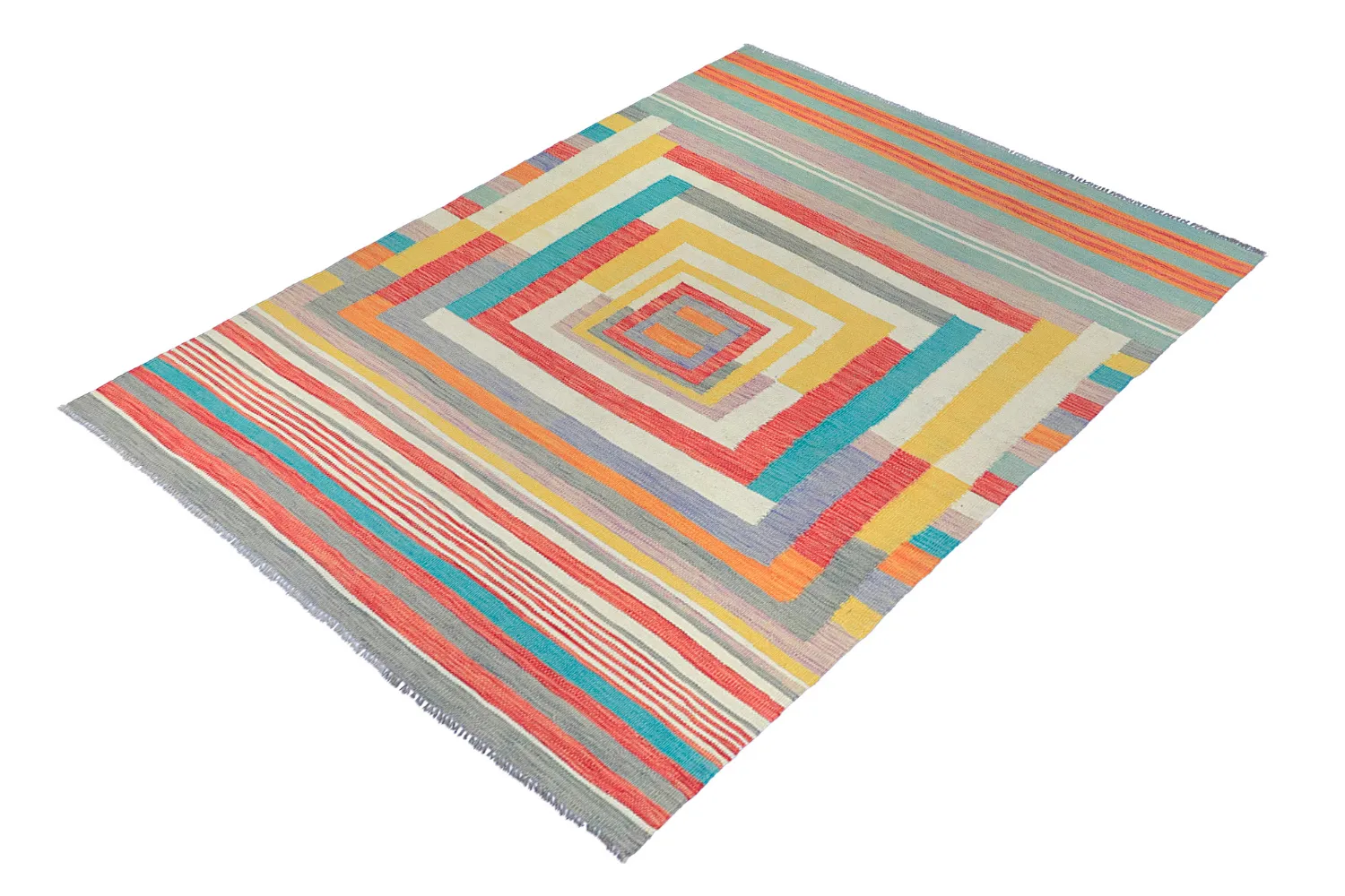 Orientalsk Teppe - Kelim Hand Woven - 151 x 202 cm