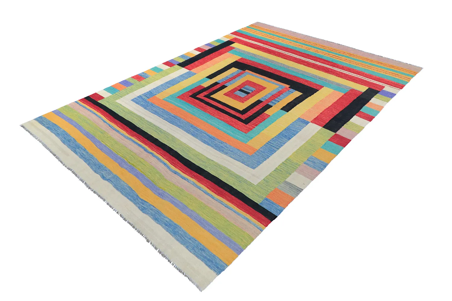 Orientalsk Teppe - Kelim Hand Woven - 201 x 299 cm