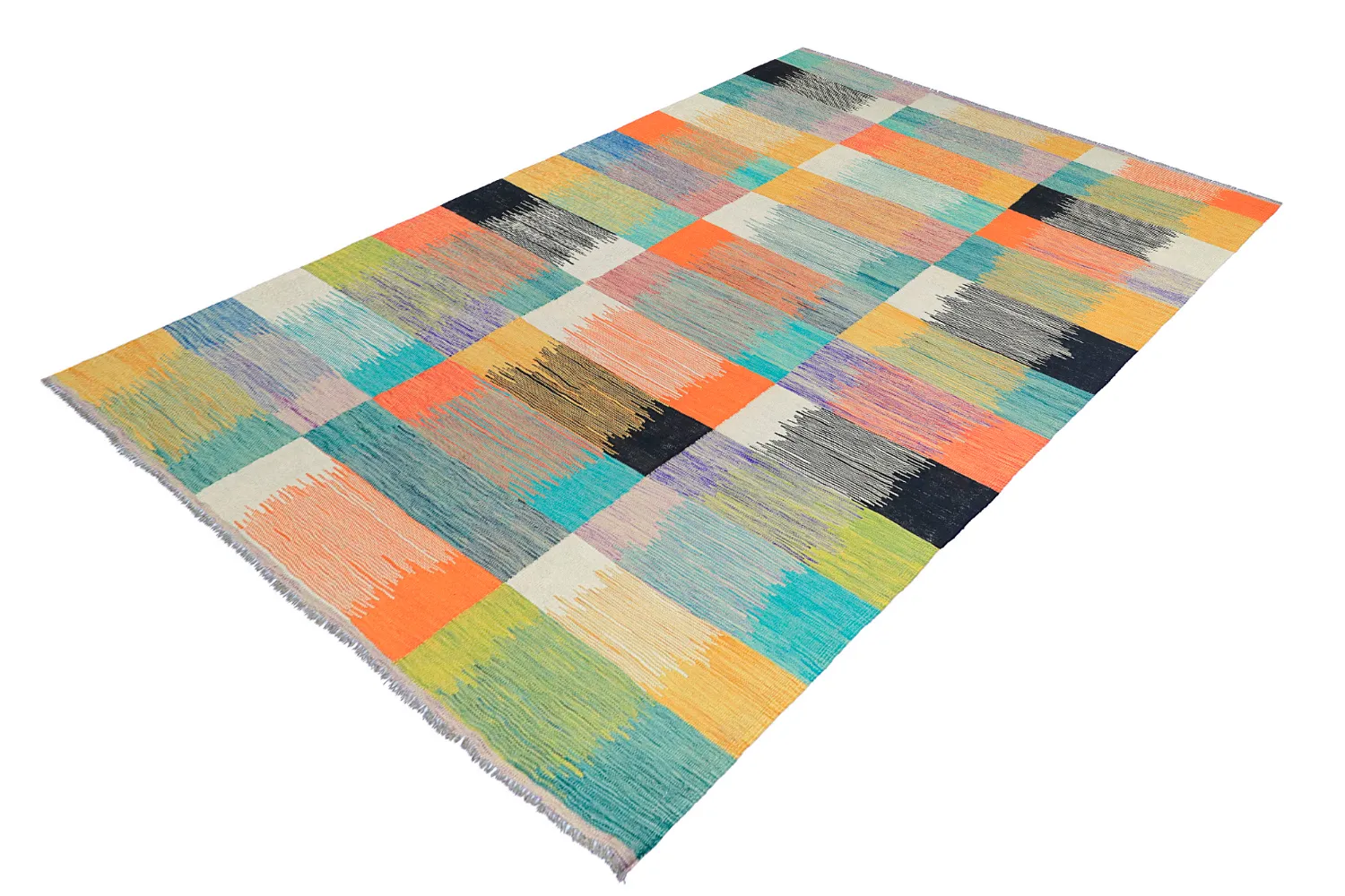 Orientalsk Teppe - Kelim Hand Woven - 197 x 299 cm
