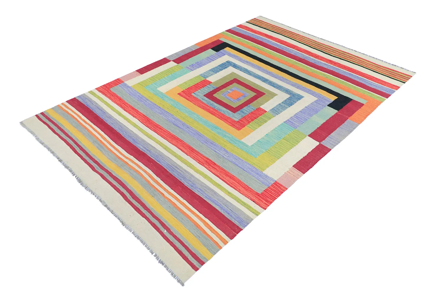 Orientalsk Teppe - Kelim Hand Woven - 172 x 244 cm