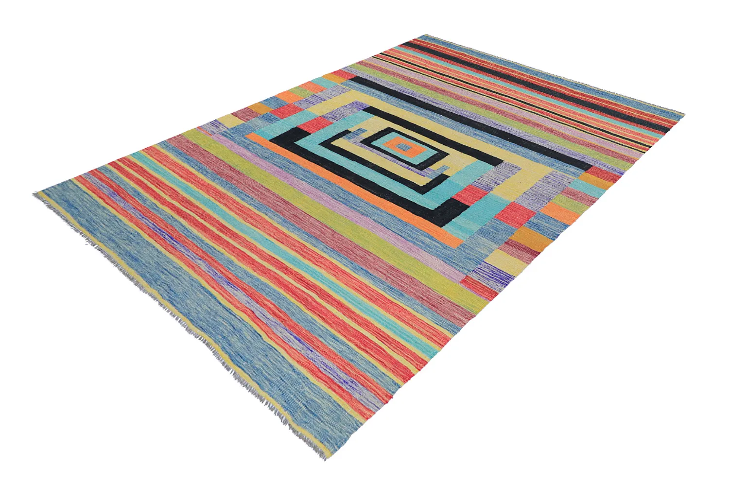 Orientalsk Teppe - Kelim Hand Woven - 203 x 299 cm