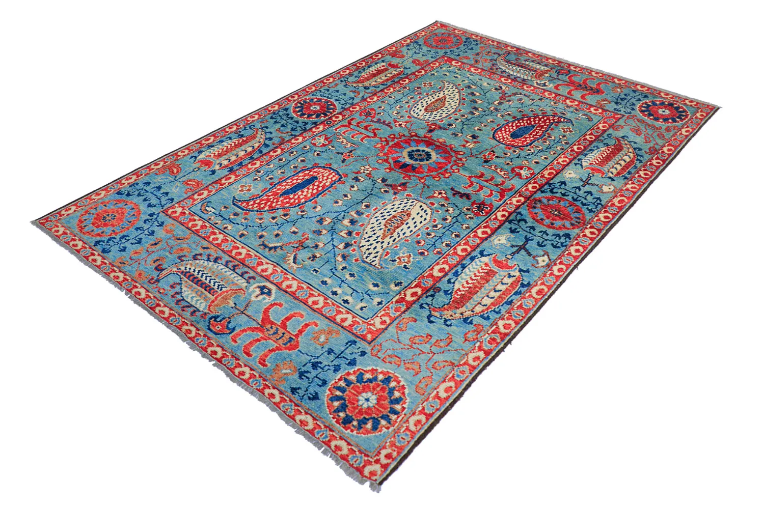Orientalsk Teppe - Suzani Hand Knotted - 170 x 240 cm