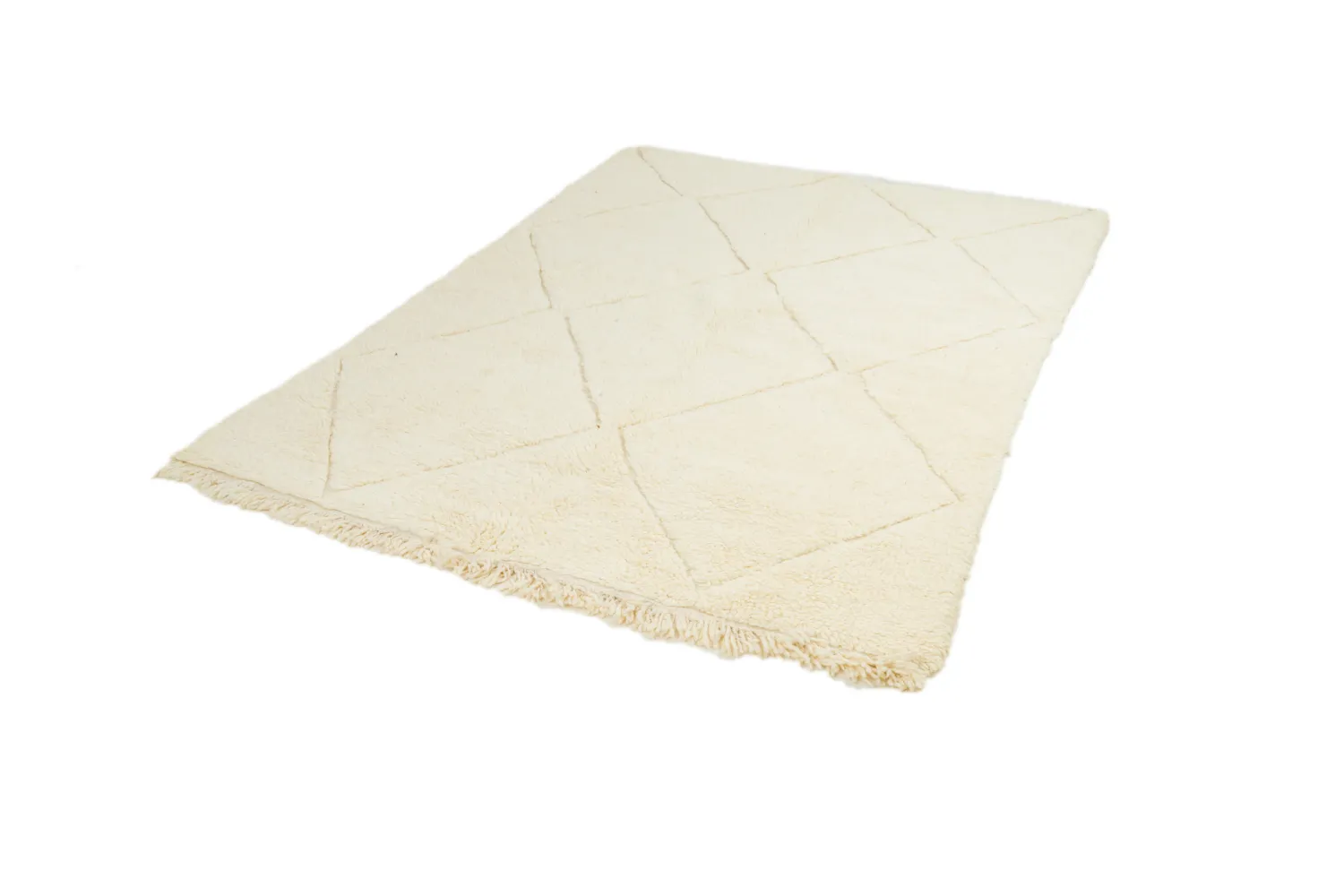 Kelim-teppe Marokkansk Beni Ourain 150 x 220 cm