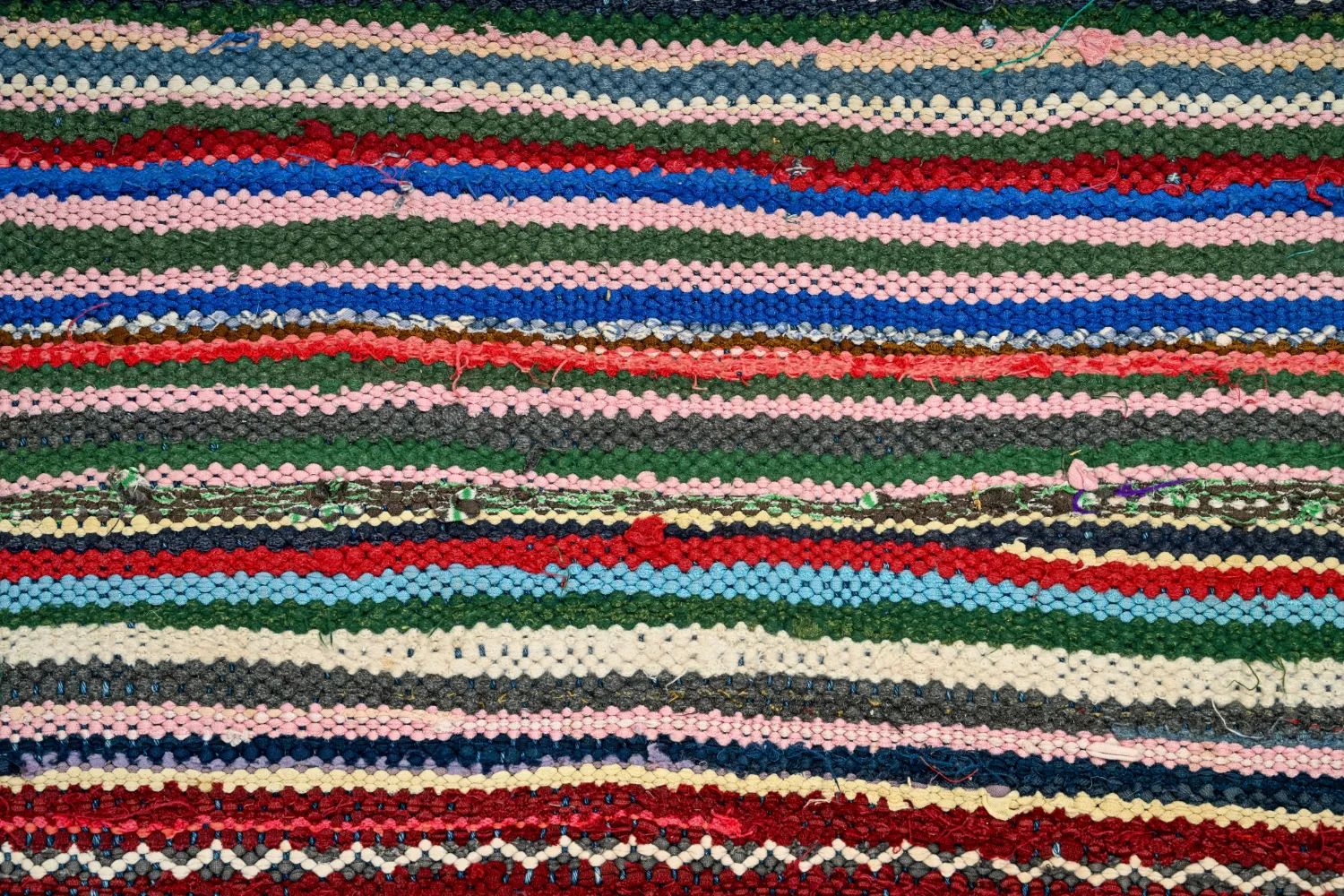 Marokkansk Boucherouite-teppe 150 x 340 cm