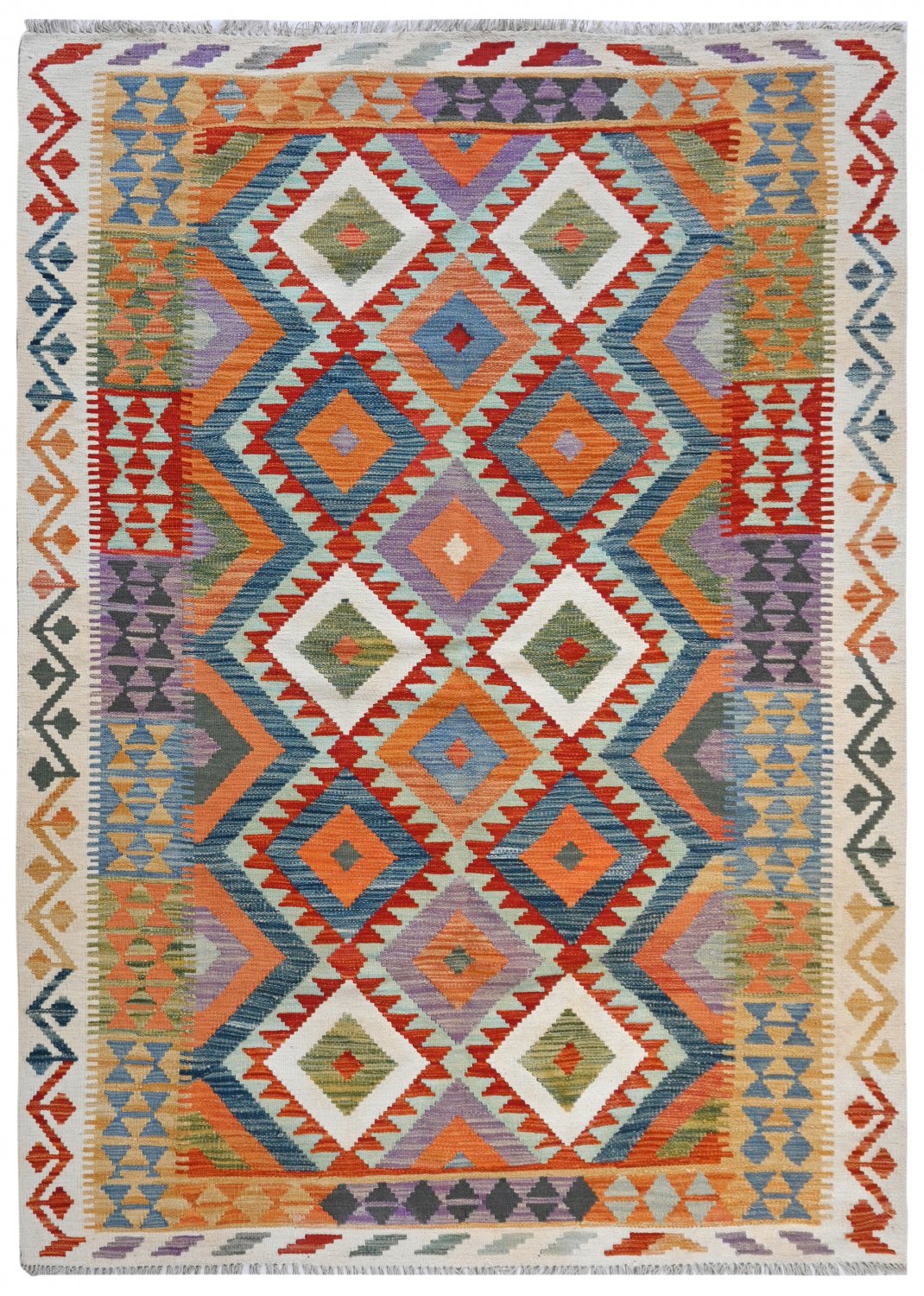 Kelim-teppe Afghansk 237 x 177 cm