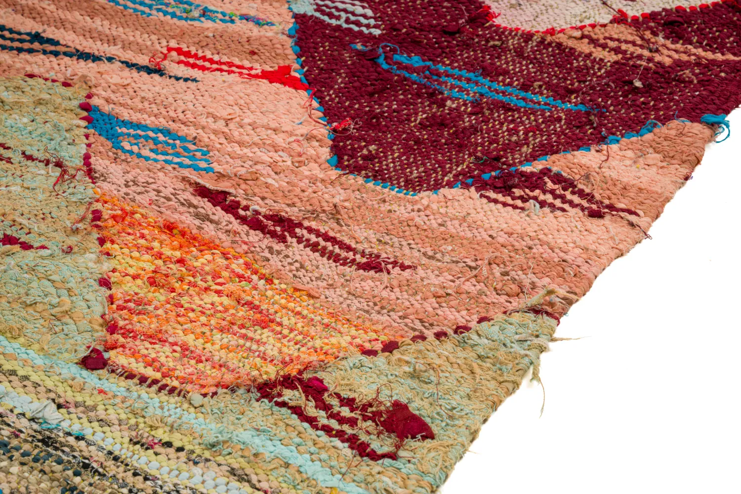 Marokkansk Boucherouite-teppe 160 x 295 cm