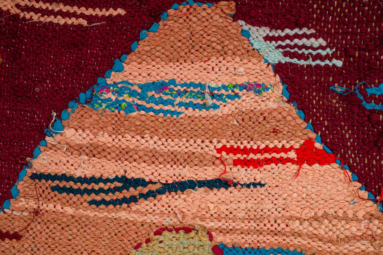 Marokkansk Boucherouite-teppe 160 x 295 cm