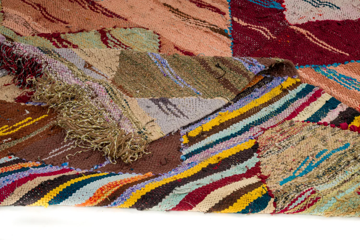Marokkansk Boucherouite-teppe 160 x 295 cm