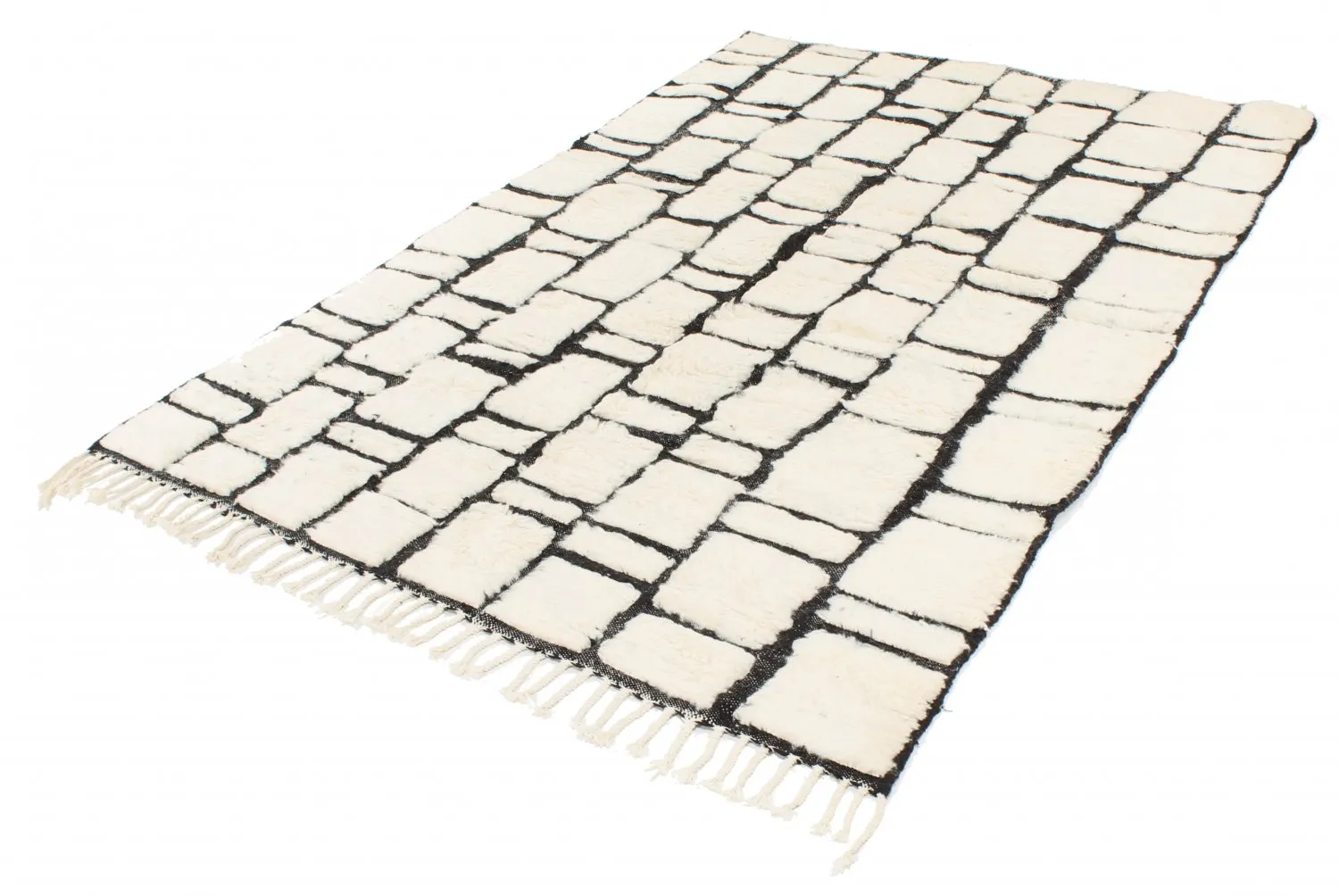Kelim-teppe Marokkansk Beni Ourain 270 x 150 cm