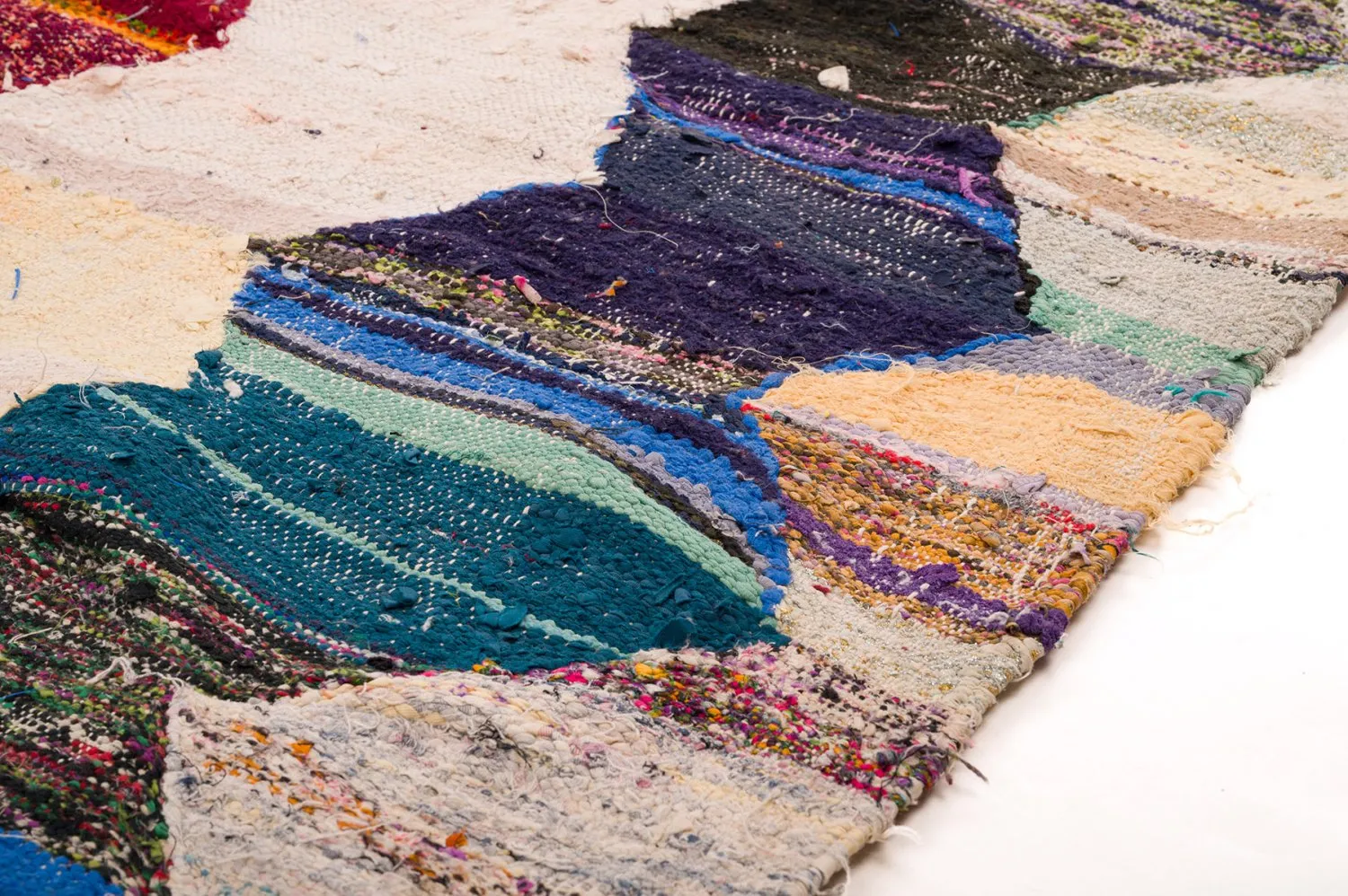 Marokkansk Boucherouite-teppe 155 x 325 cm