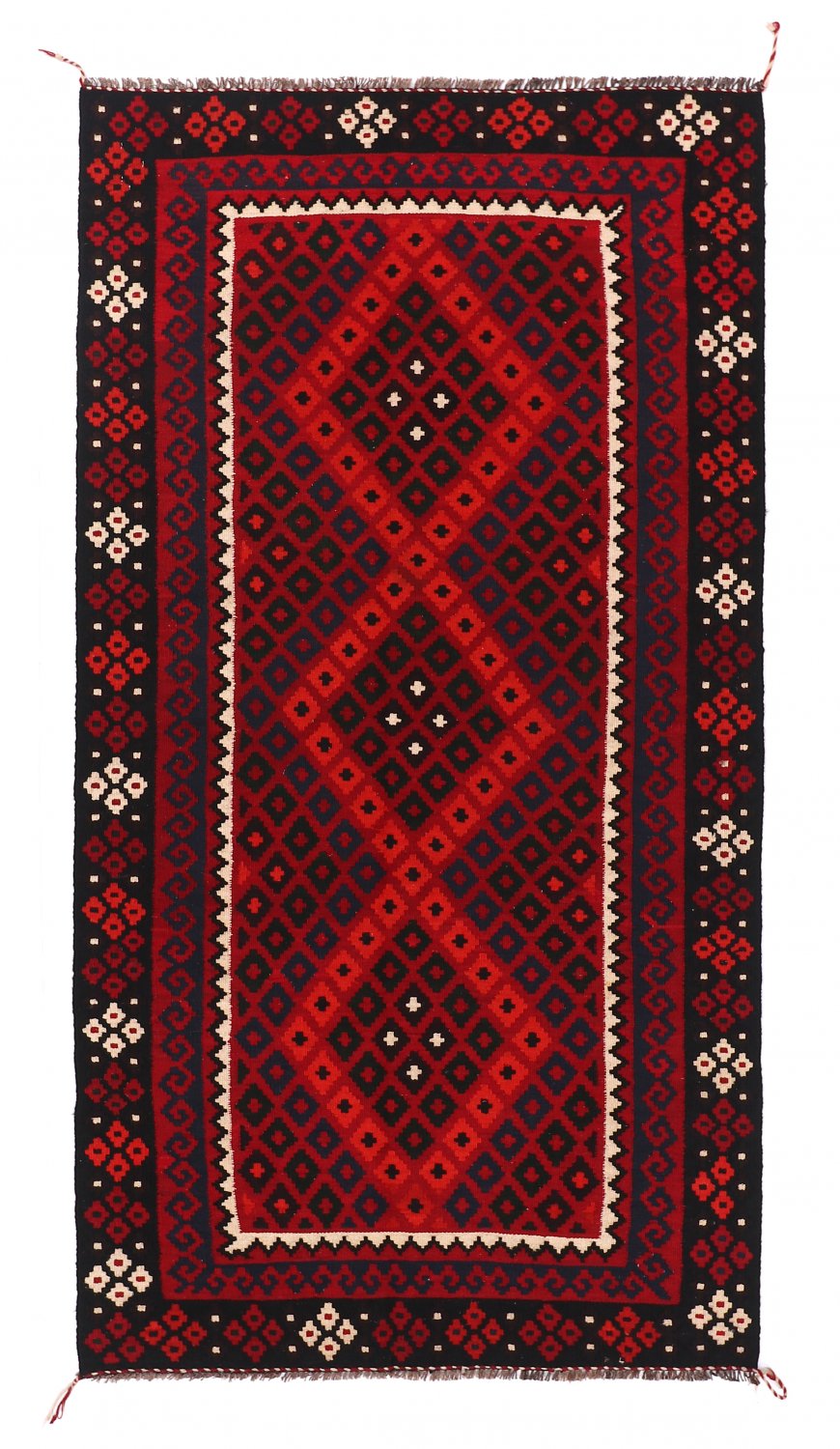 Kelim-teppe Afghansk 223 x 116 cm