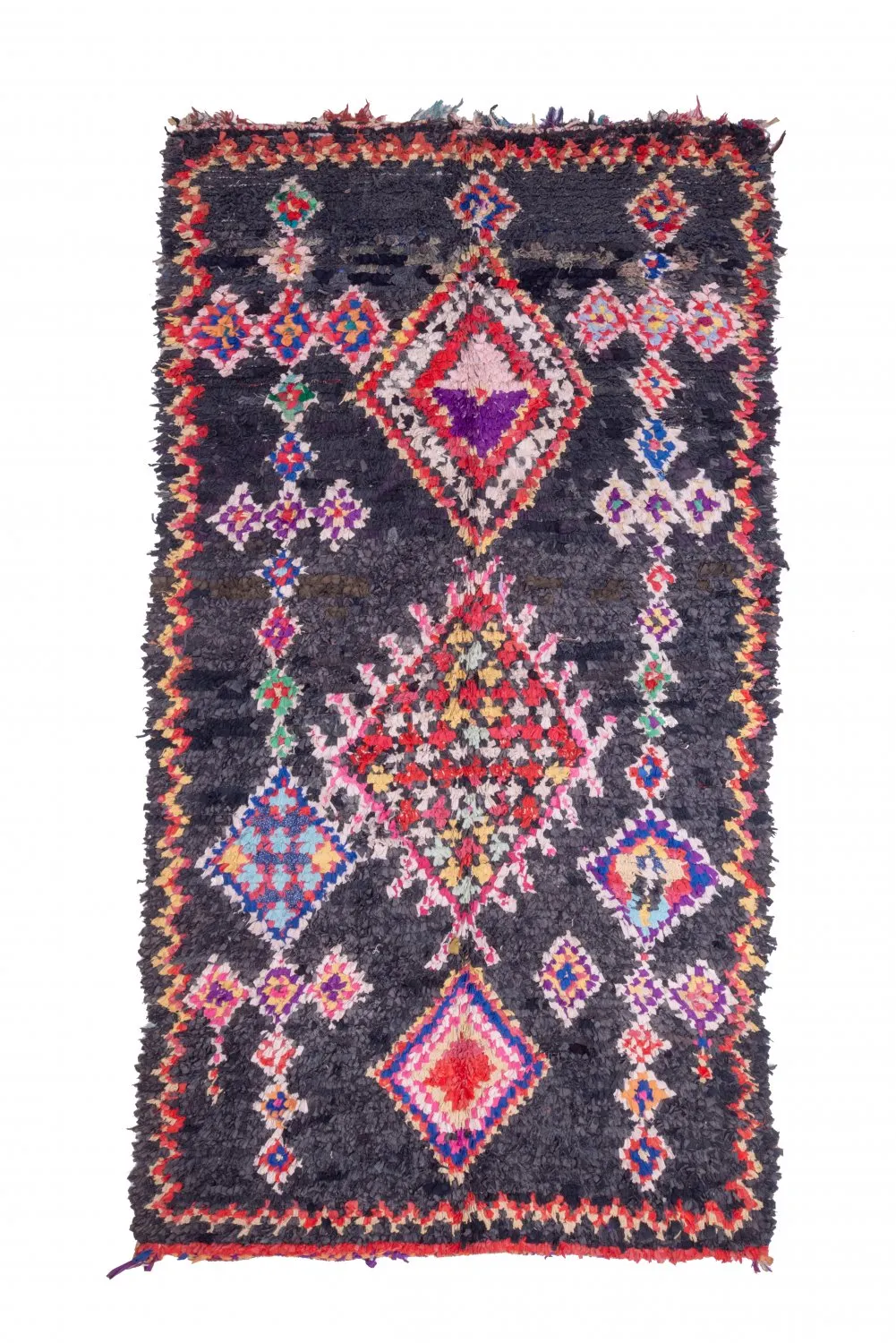 Marokkansk Boucherouite-teppe 265 x 165 cm