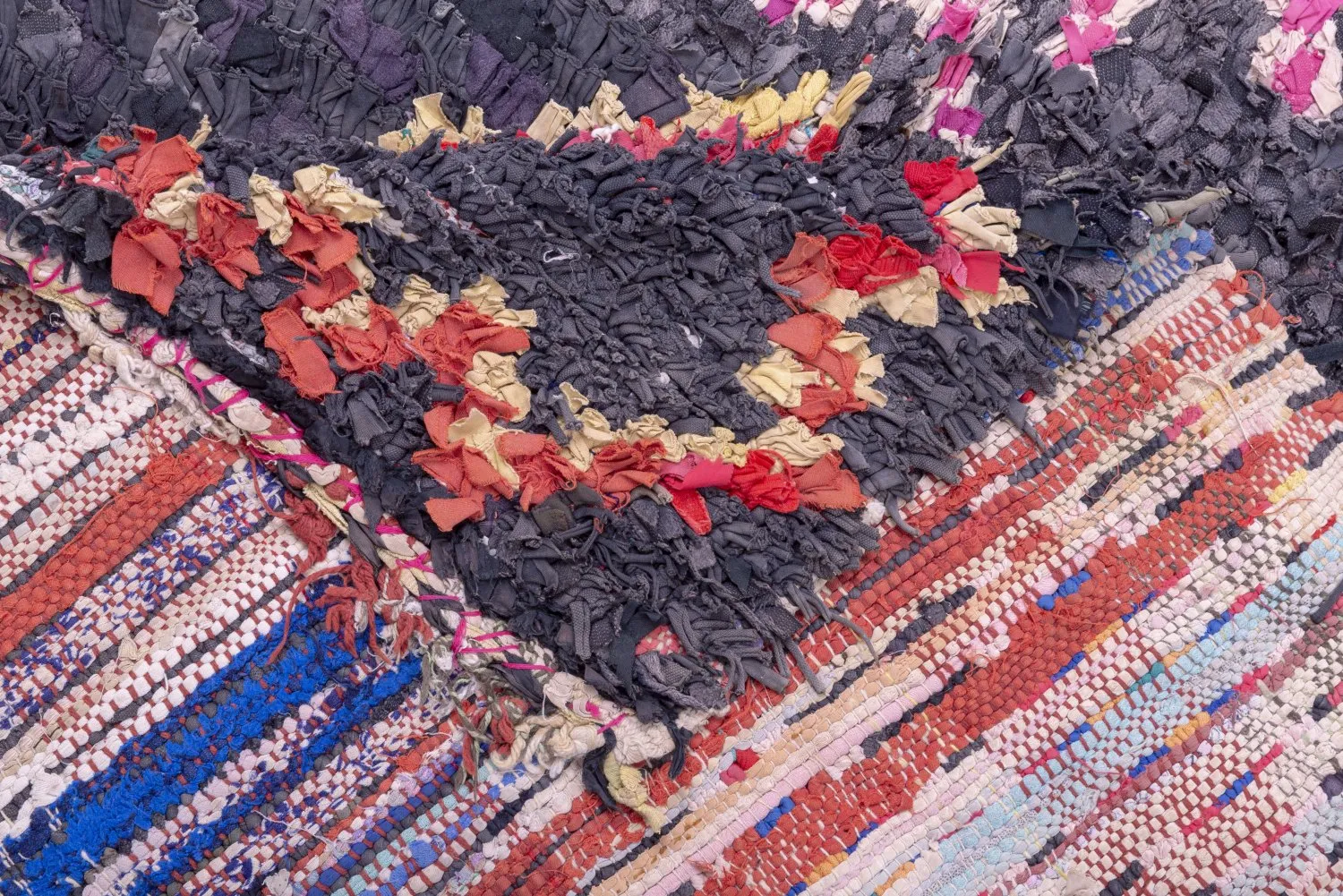 Marokkansk Boucherouite-teppe 265 x 165 cm
