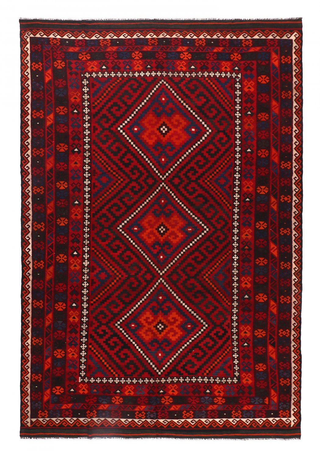 Kelim-teppe Afghansk 397 x 257 cm