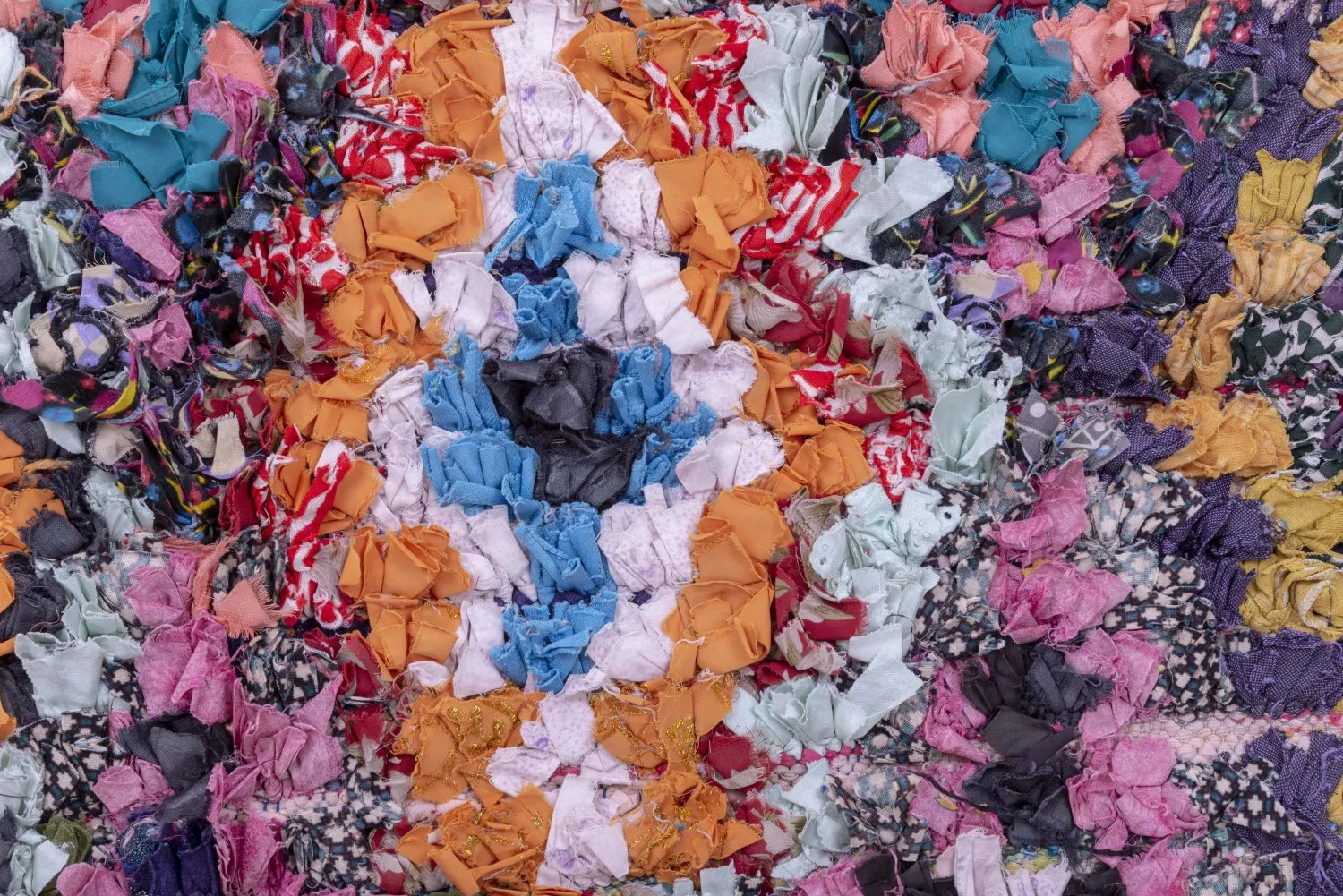 Marokkansk Boucherouite-teppe 275 x 120 cm