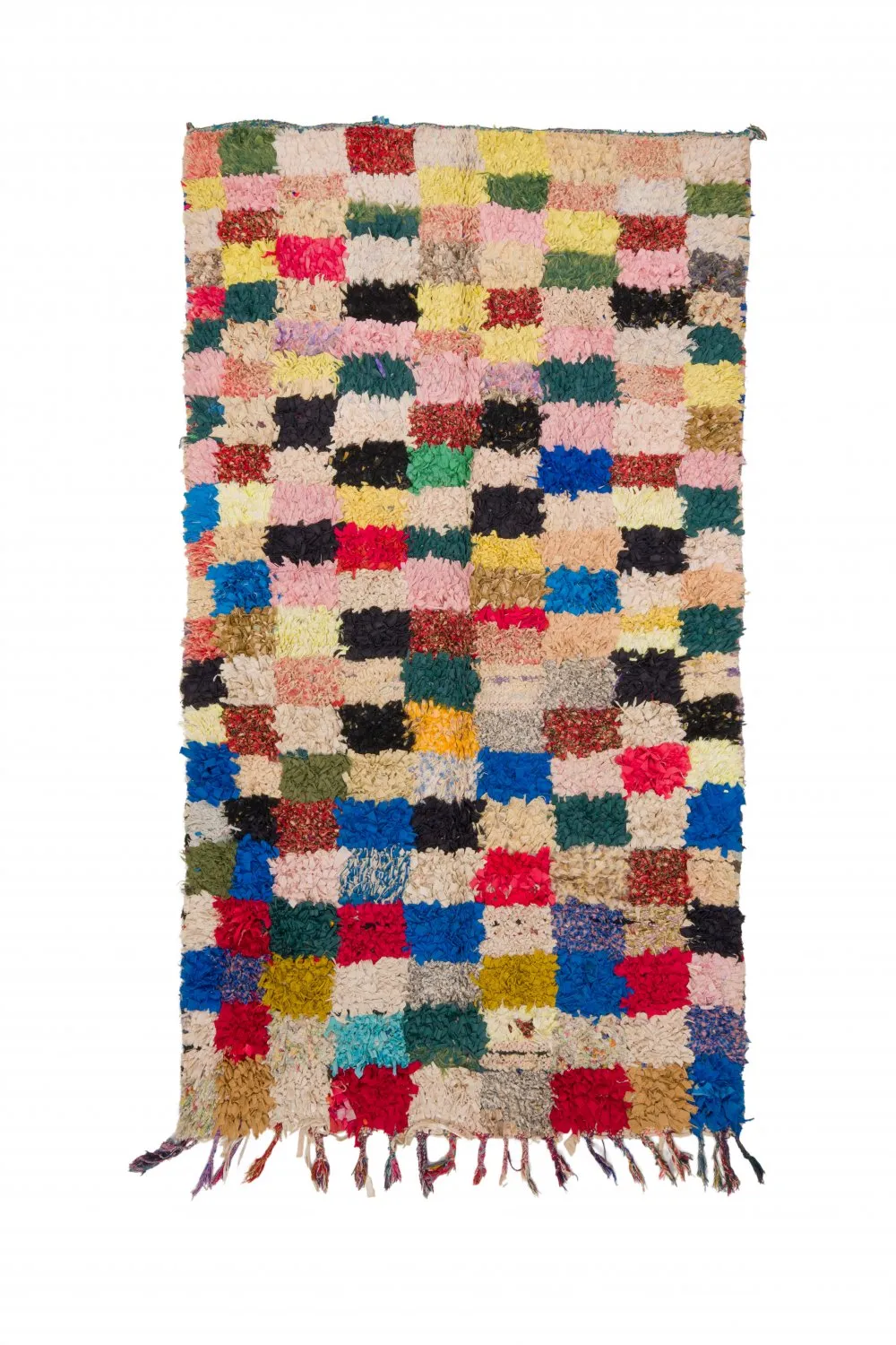 Marokkansk Boucherouite-teppe 280 x 155 cm