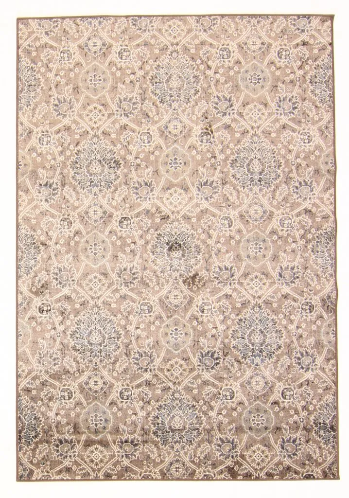 Wilton-teppe - Sanandaj (blå-beige)