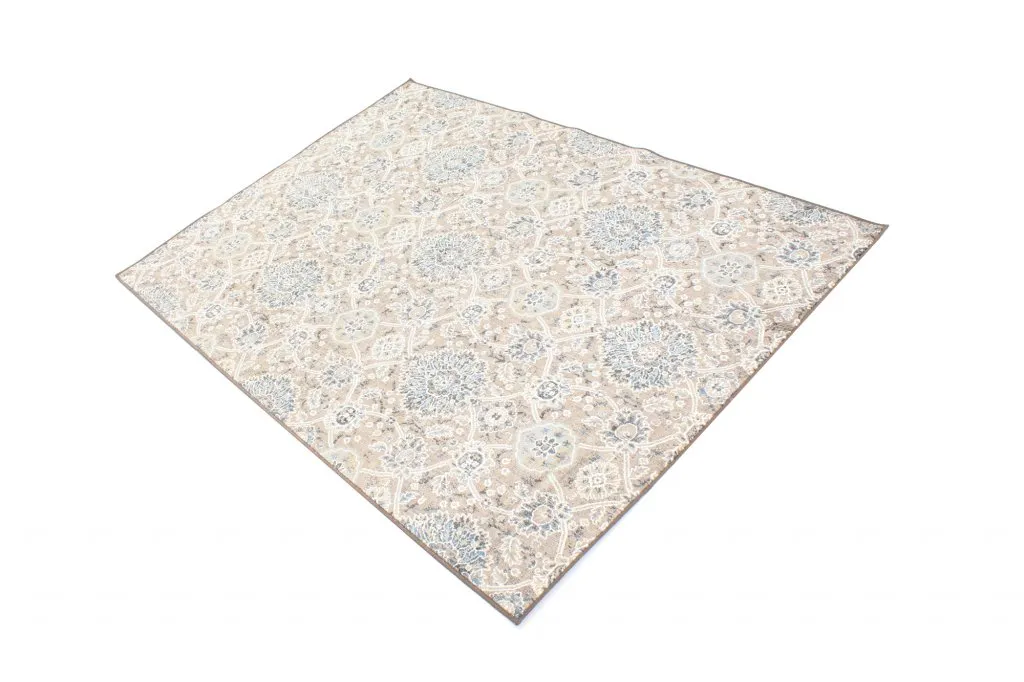 Wilton-teppe - Sanandaj (blå-beige)