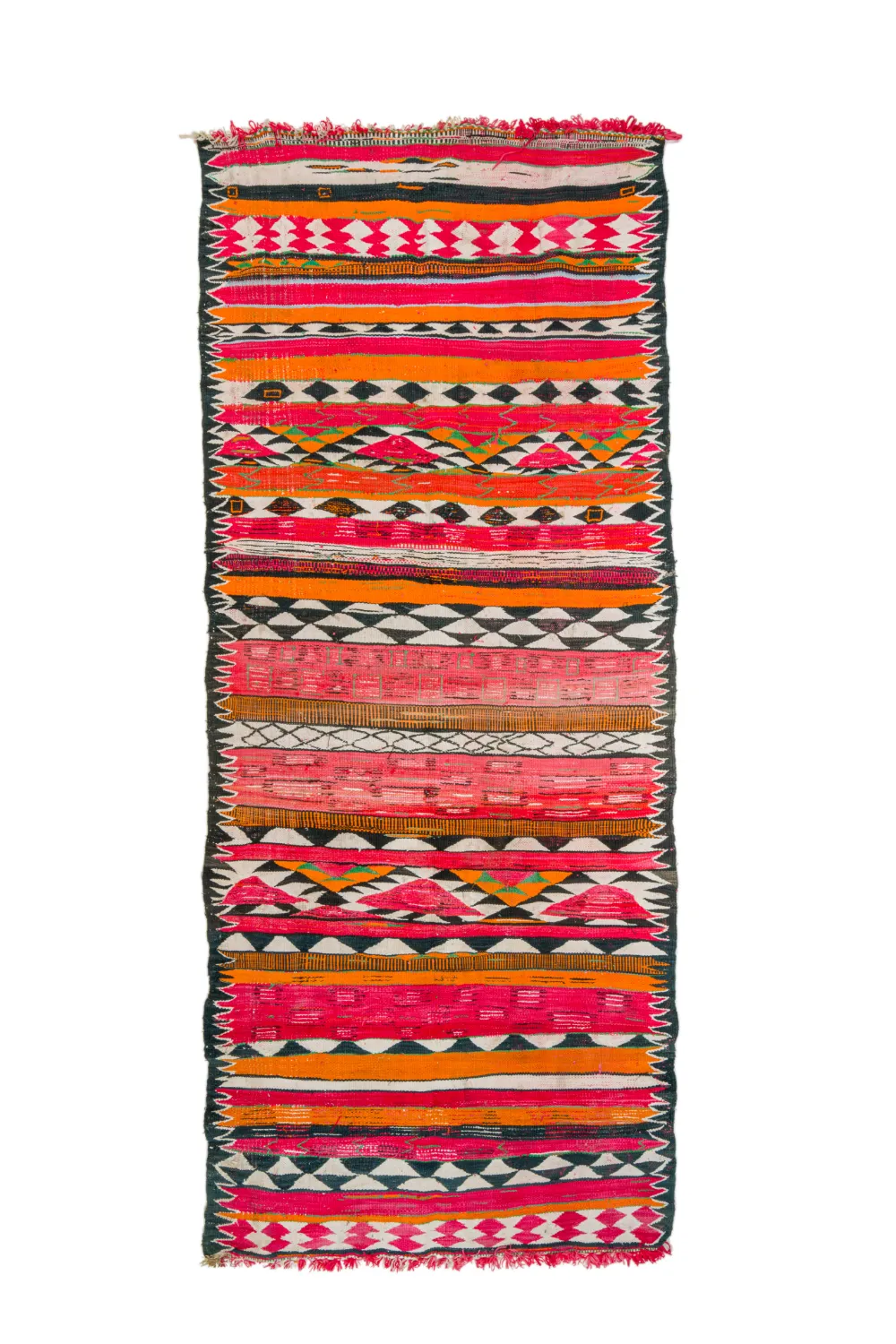 Marokkansk Boucherouite-teppe 150 x 365 cm