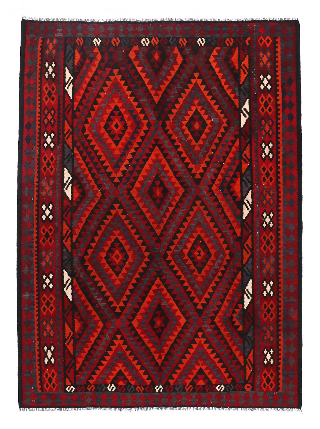 Kelim-teppe Afghansk 287 x 211 cm
