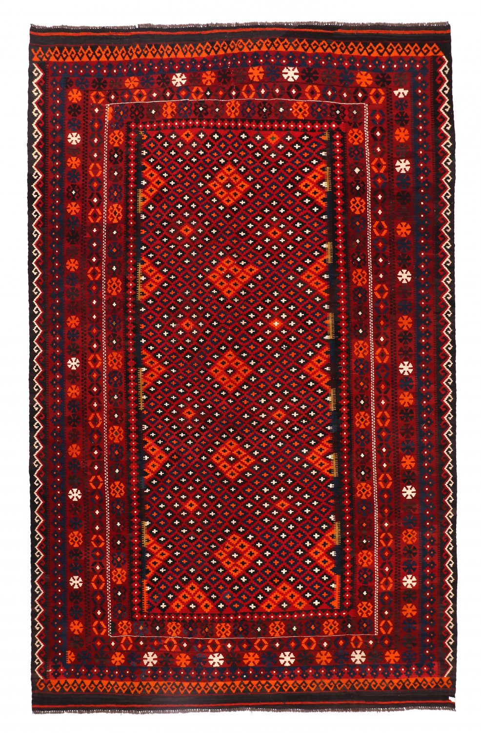 Kelim-teppe Afghansk 378 x 254 cm