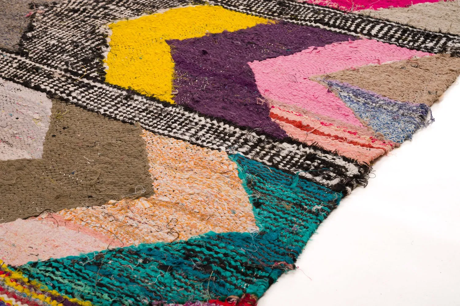 Marokkansk Boucherouite-teppe 160 x 325 cm
