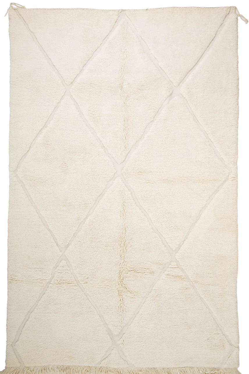 Kelim-teppe Marokkansk Beni Ourain 200 x 325 cm