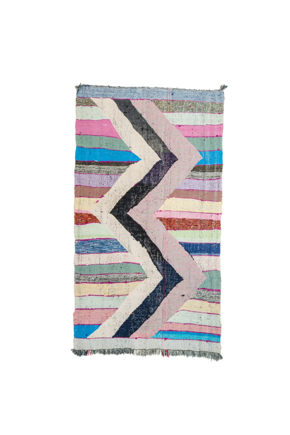 Marokkansk Boucherouite-teppe 130 x 230 cm