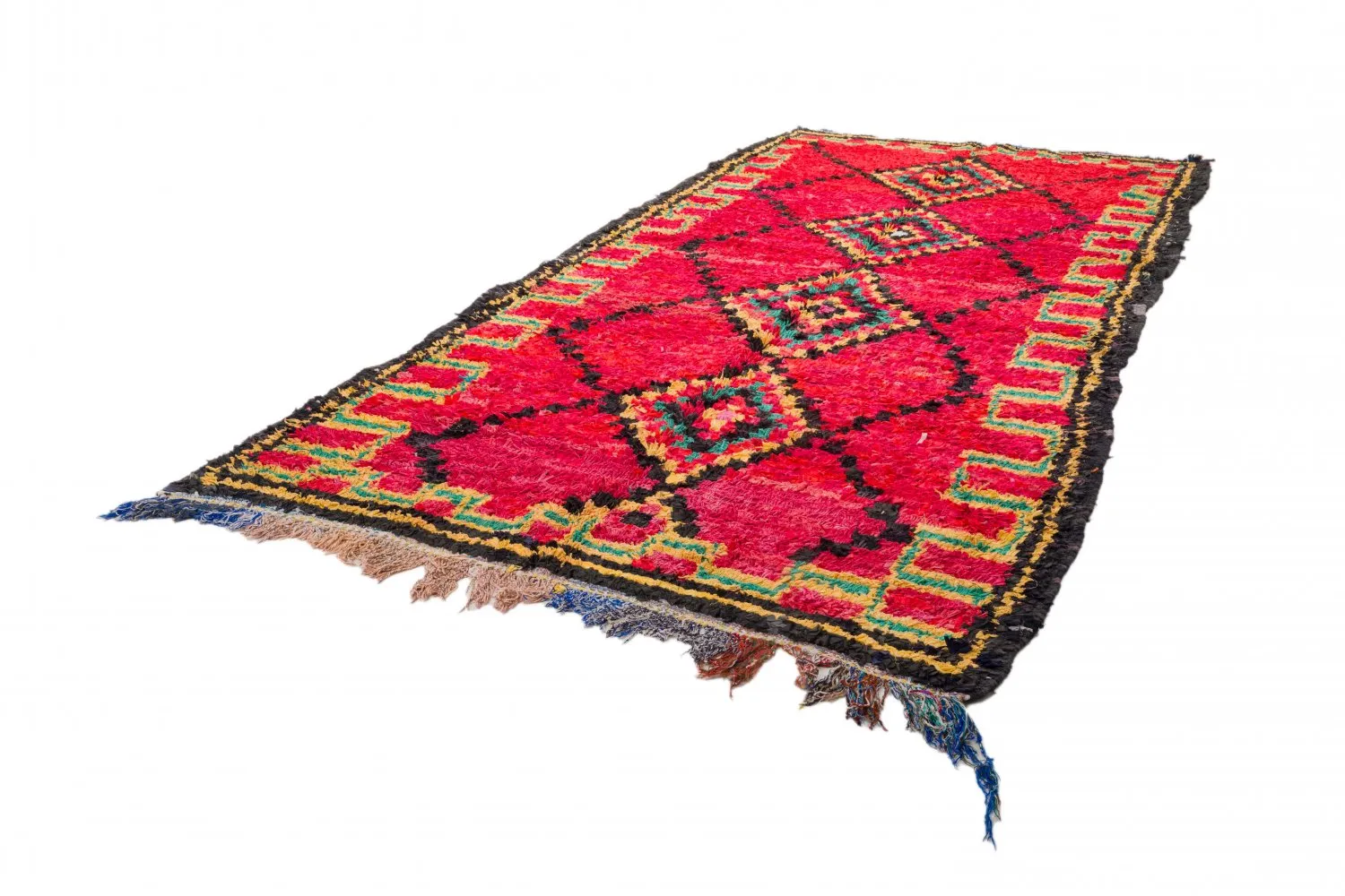 Marokkansk Boucherouite-teppe 340 x 165 cm