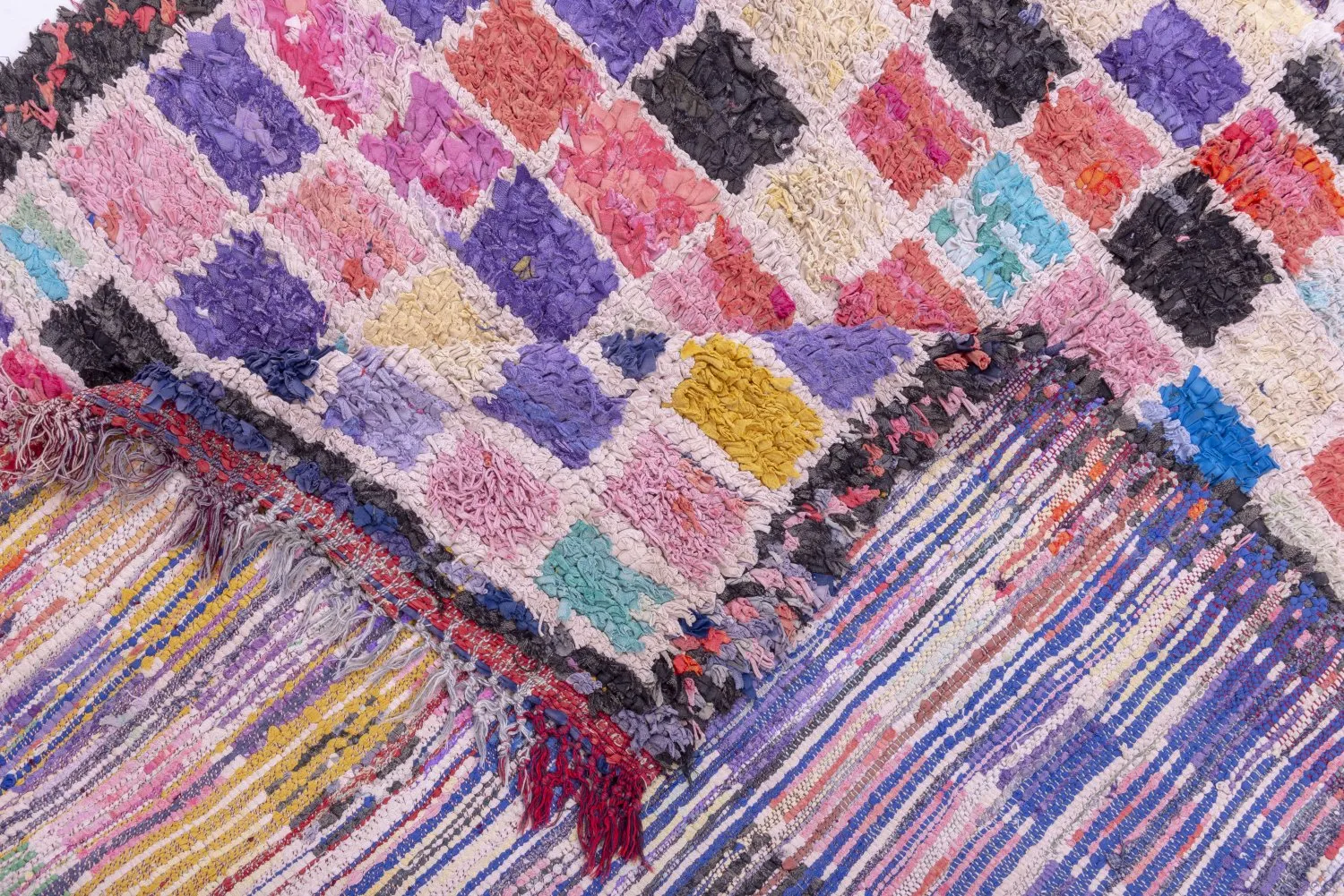 Marokkansk Boucherouite-teppe 280 x 160 cm