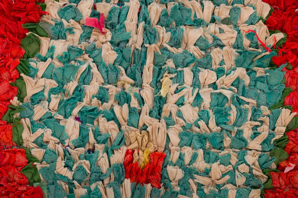 Marokkansk Boucherouite-teppe 290 x 150 cm