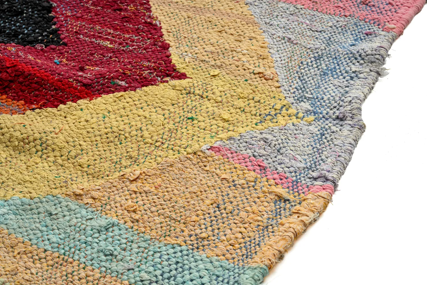 Marokkansk Boucherouite-teppe 150 x 300 cm