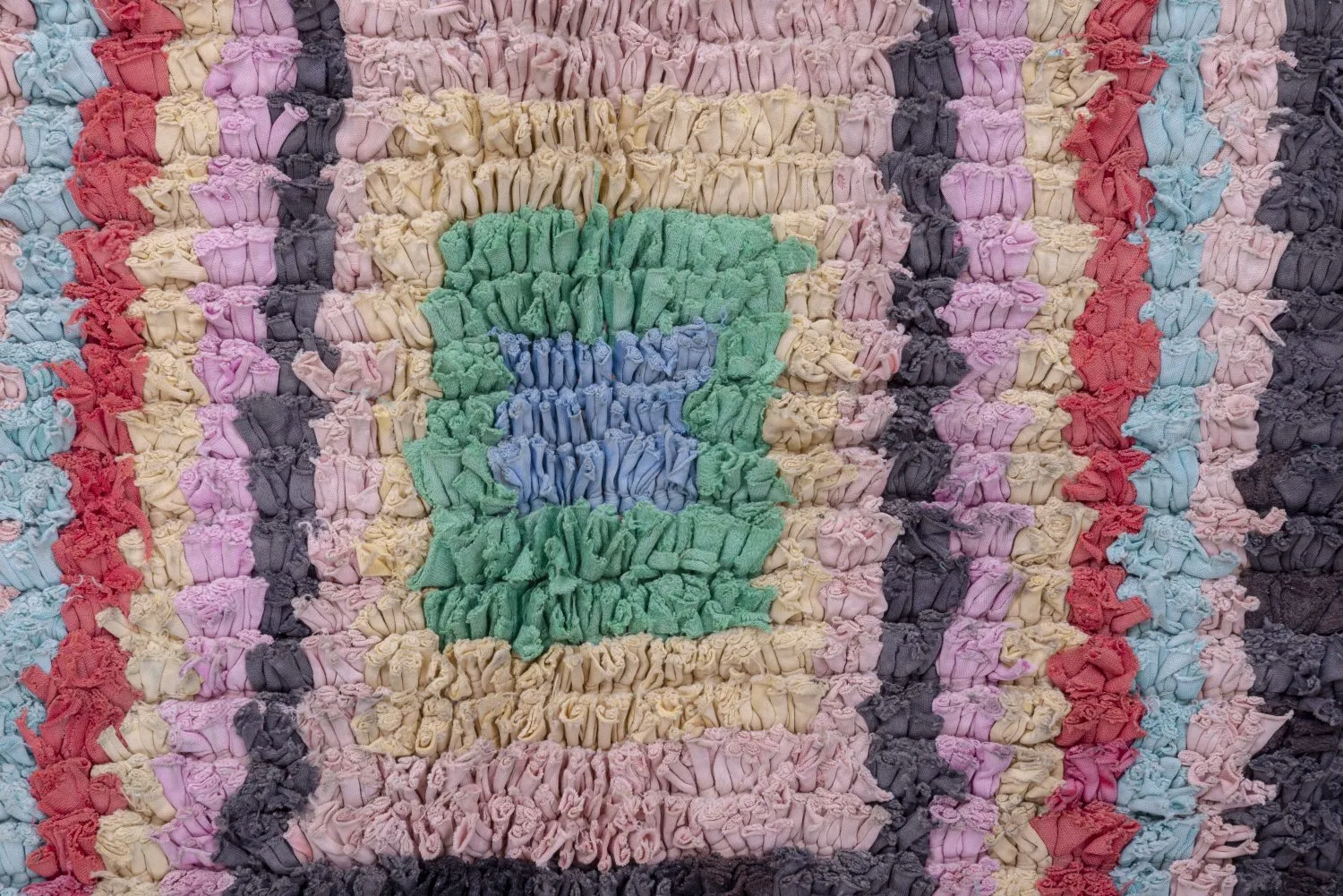 Marokkansk Boucherouite-teppe 240 x 120 cm