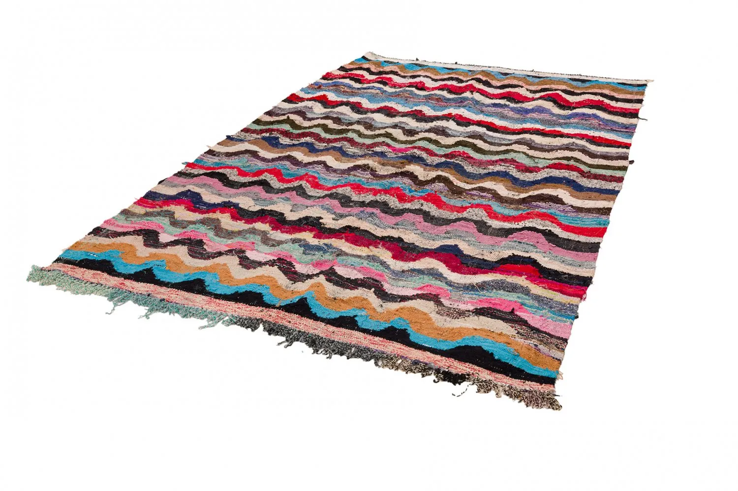 Marokkansk Boucherouite-teppe 170 x 270 cm