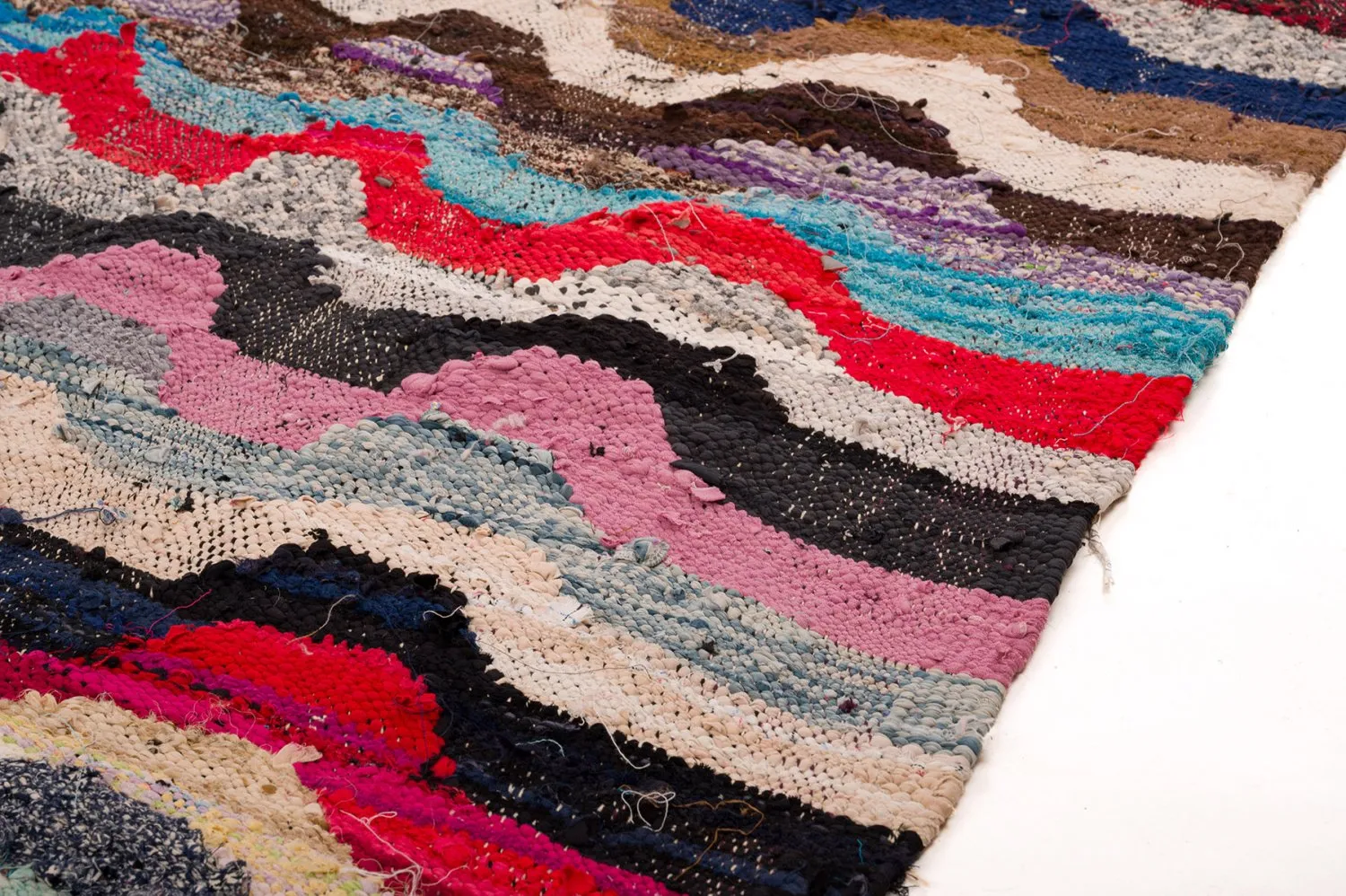 Marokkansk Boucherouite-teppe 170 x 270 cm