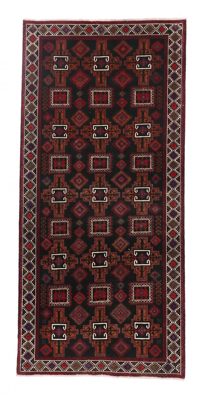 Kelim-teppe Persisk Baluchi 275 x 130 cm