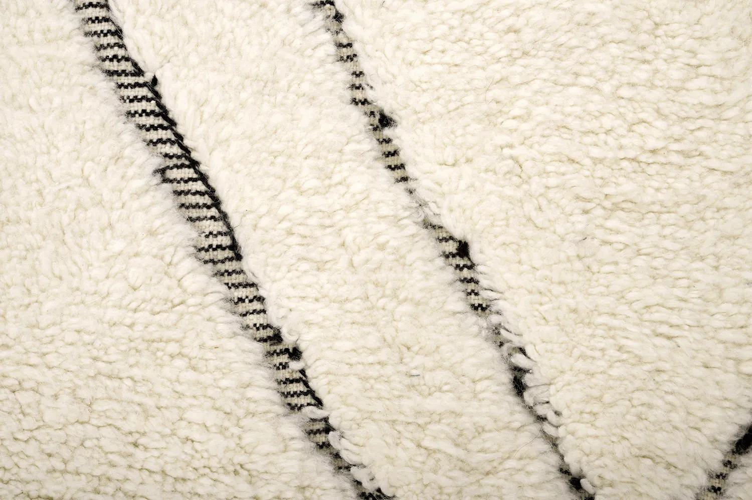 Kelim-teppe Marokkansk Beni Ourain 210 x 300 cm