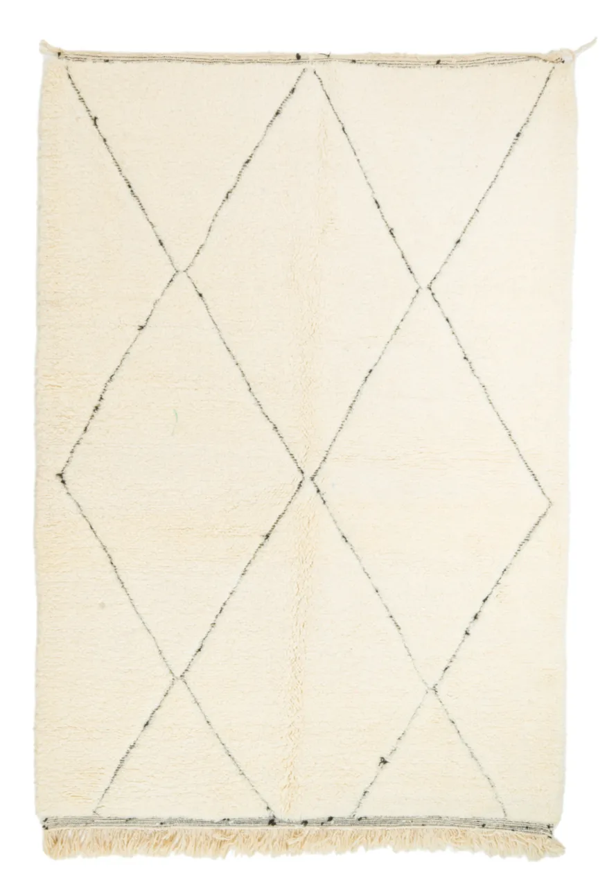 Kelim-teppe Marokkansk Beni Ourain 170 x 250 cm