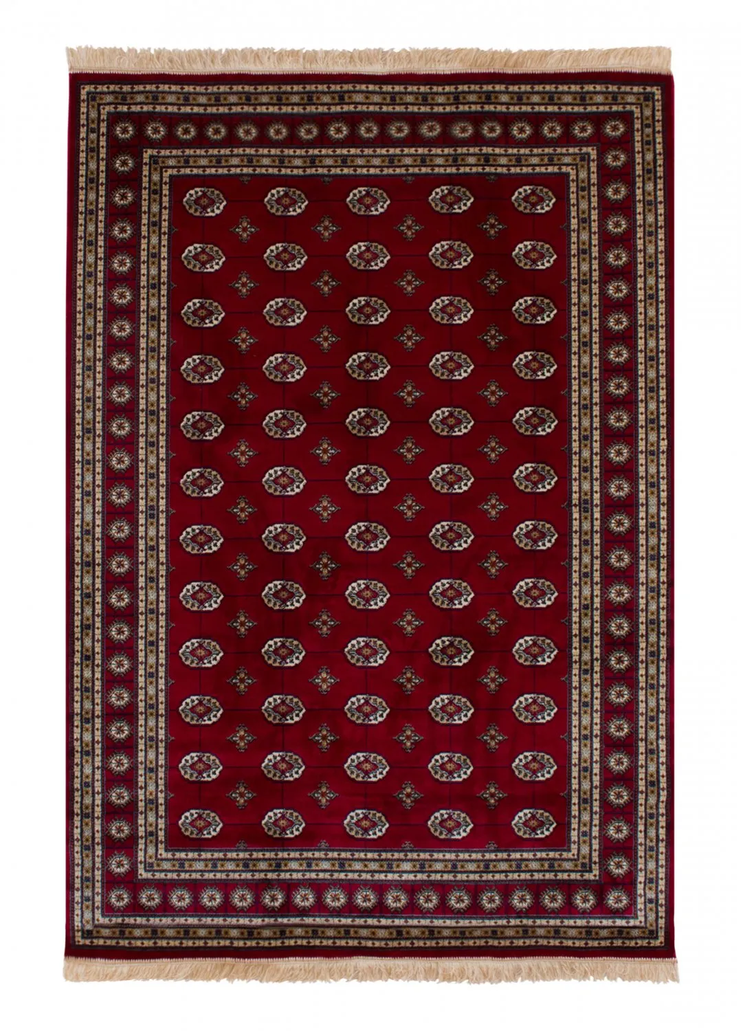 Wilton-teppe - Kashmir Boccara (rød)