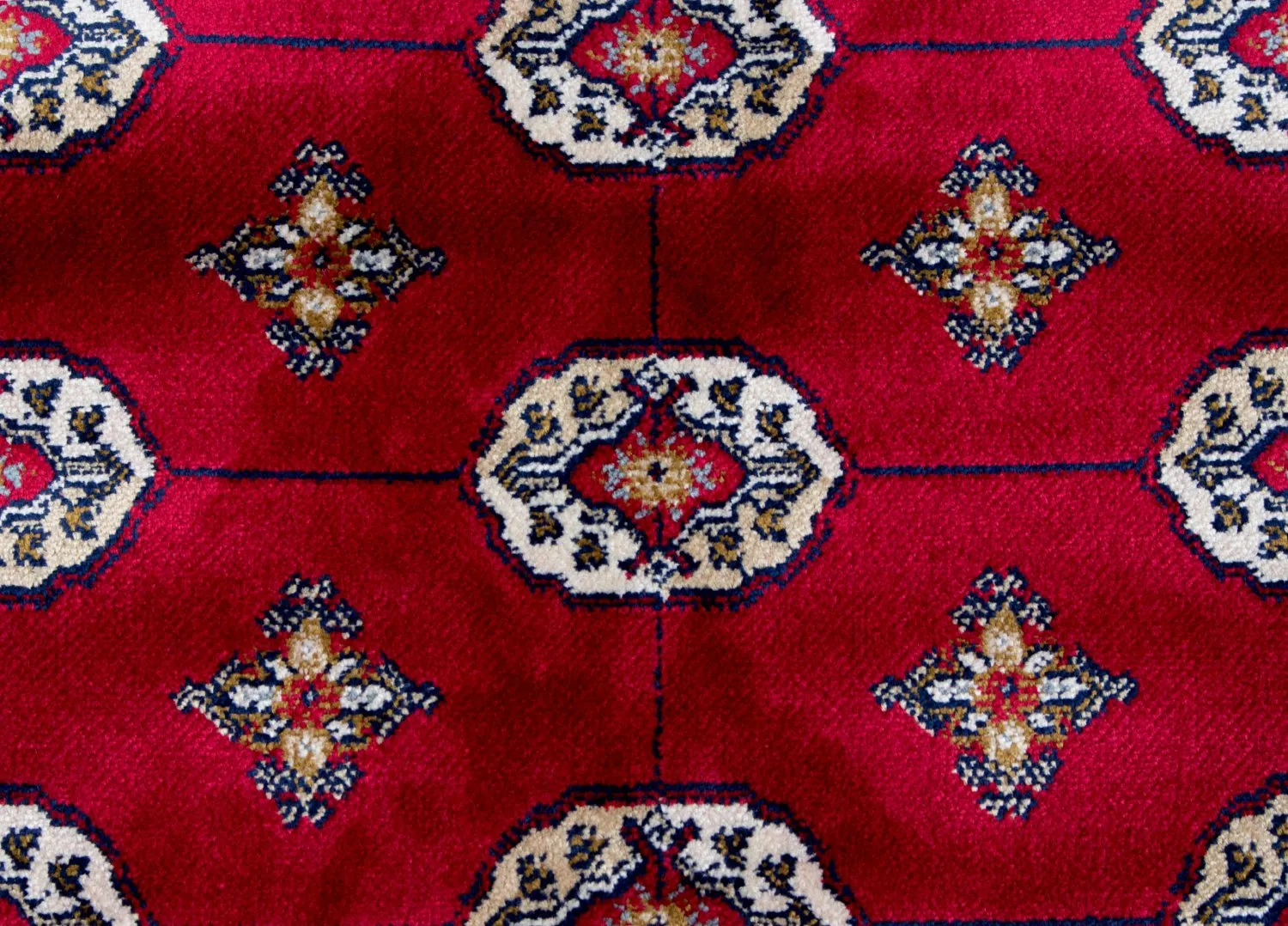 Wilton-teppe - Kashmir Boccara (rød)