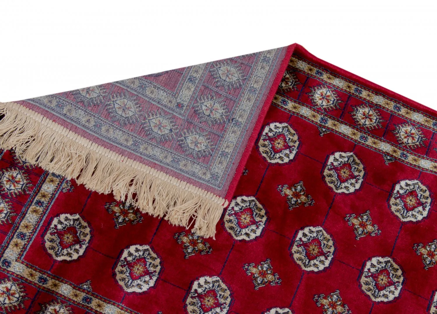 Wilton-teppe - Kashmir Boccara (rød)