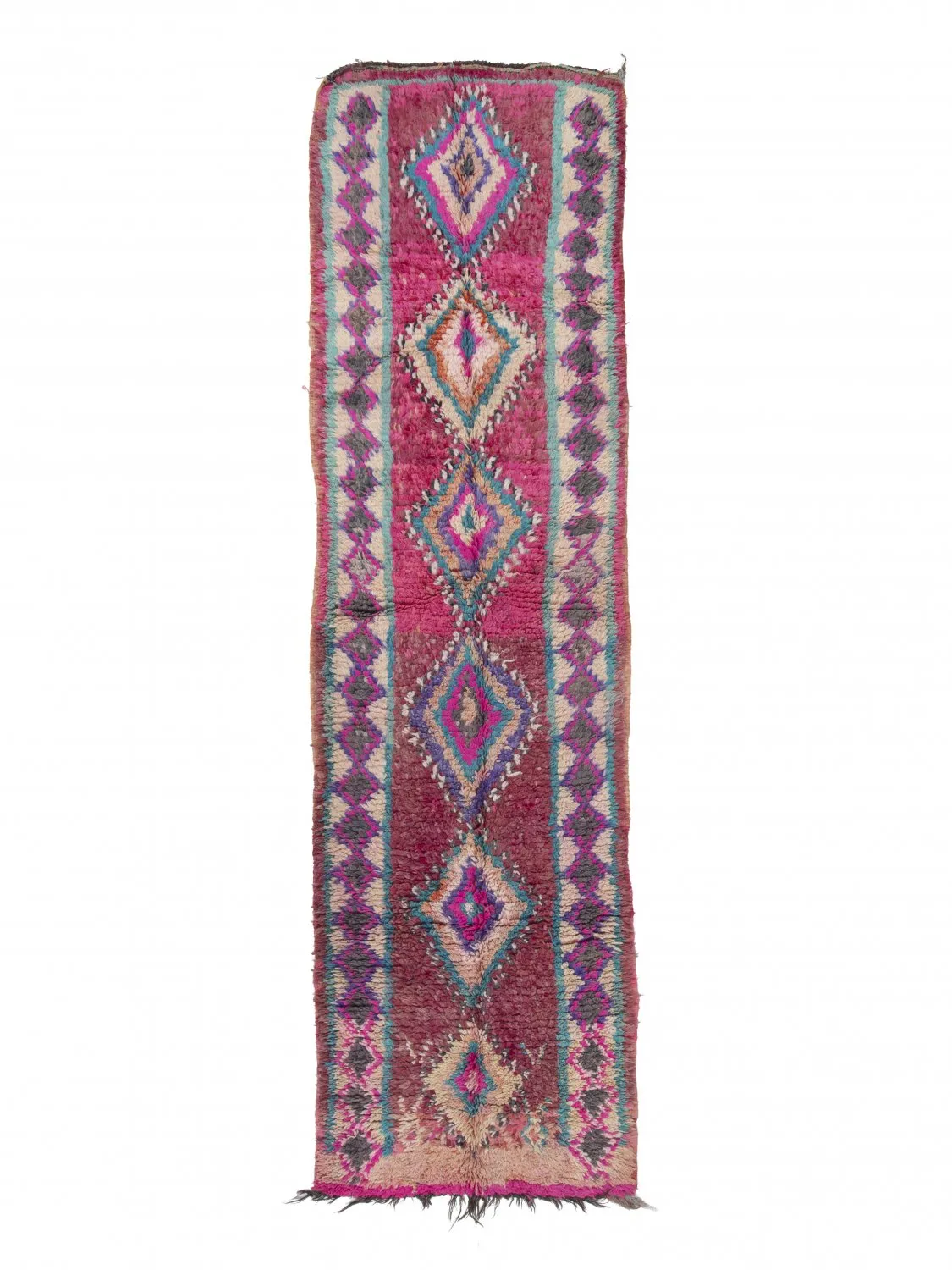 Kelim-teppe Marokkansk Azilal 400 x 110 cm