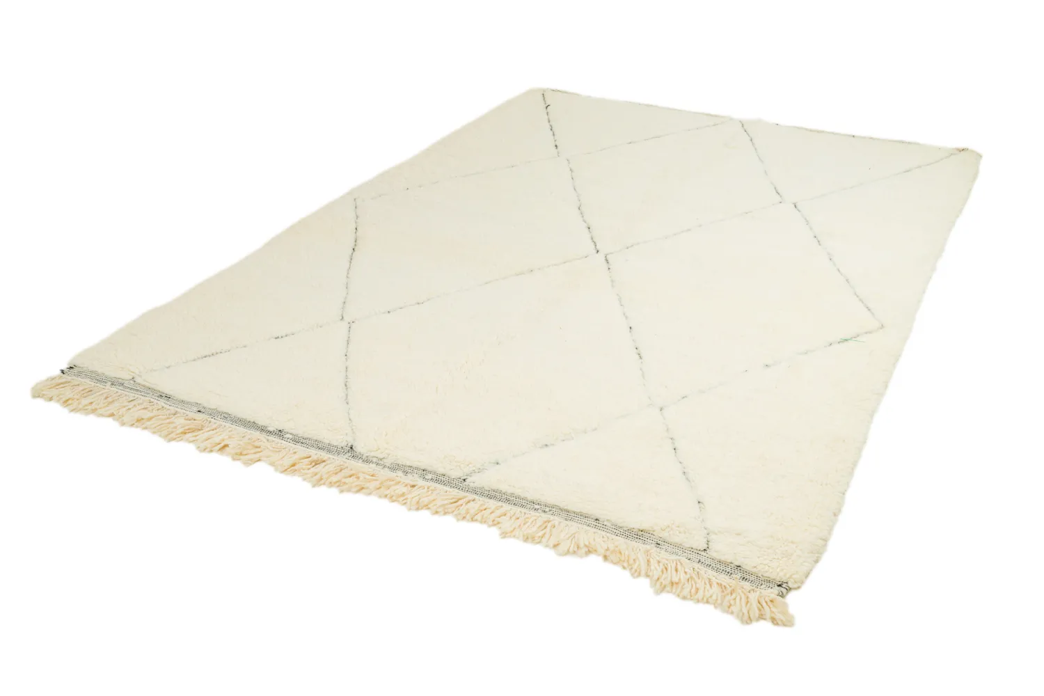 Kelim-teppe Marokkansk Beni Ourain 170 x 250 cm