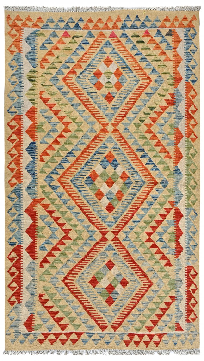 Kelim-teppe Afghansk 197 x 110 cm