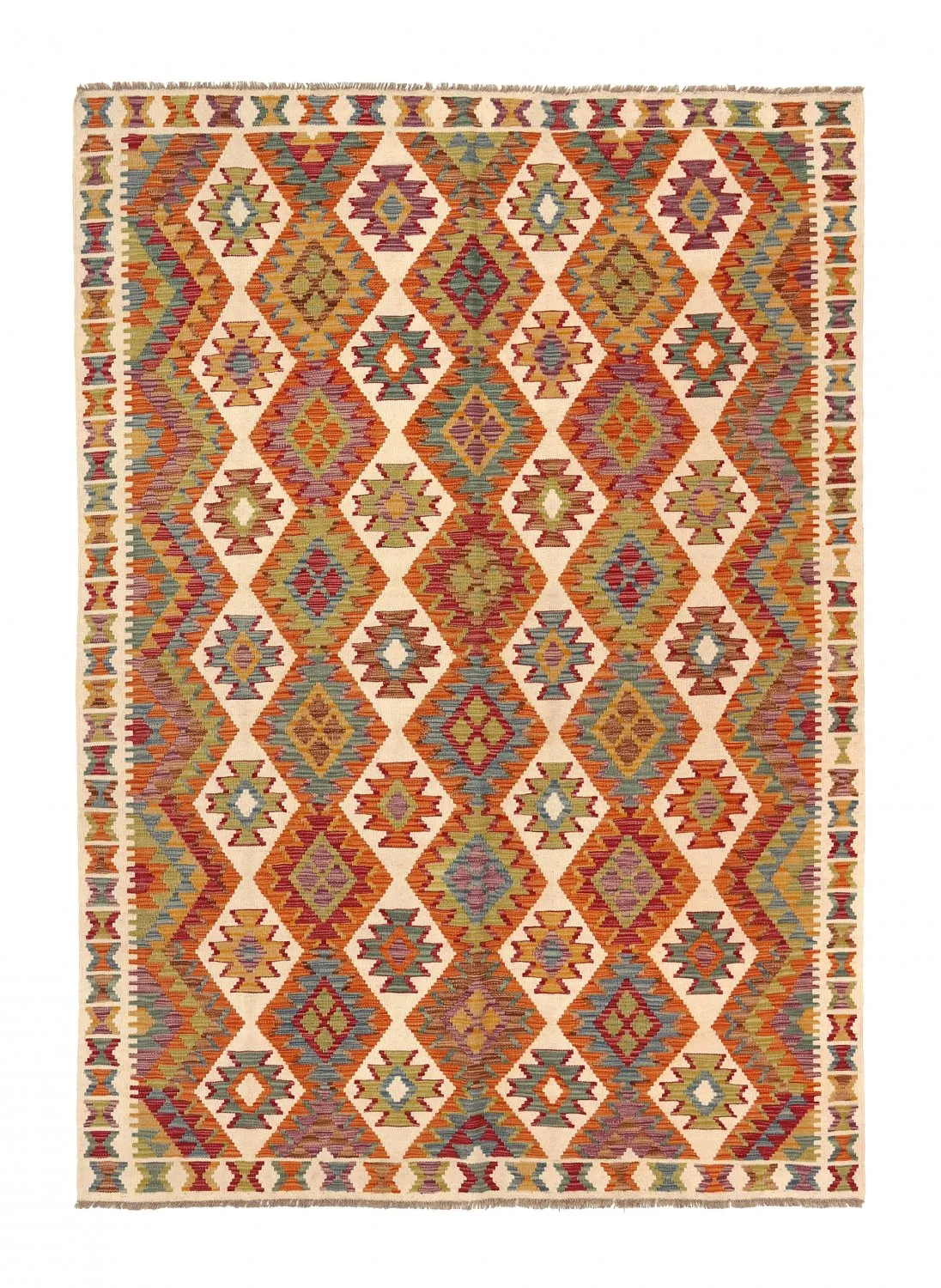 Orientalsk kelimteppe 252 x 177 cm