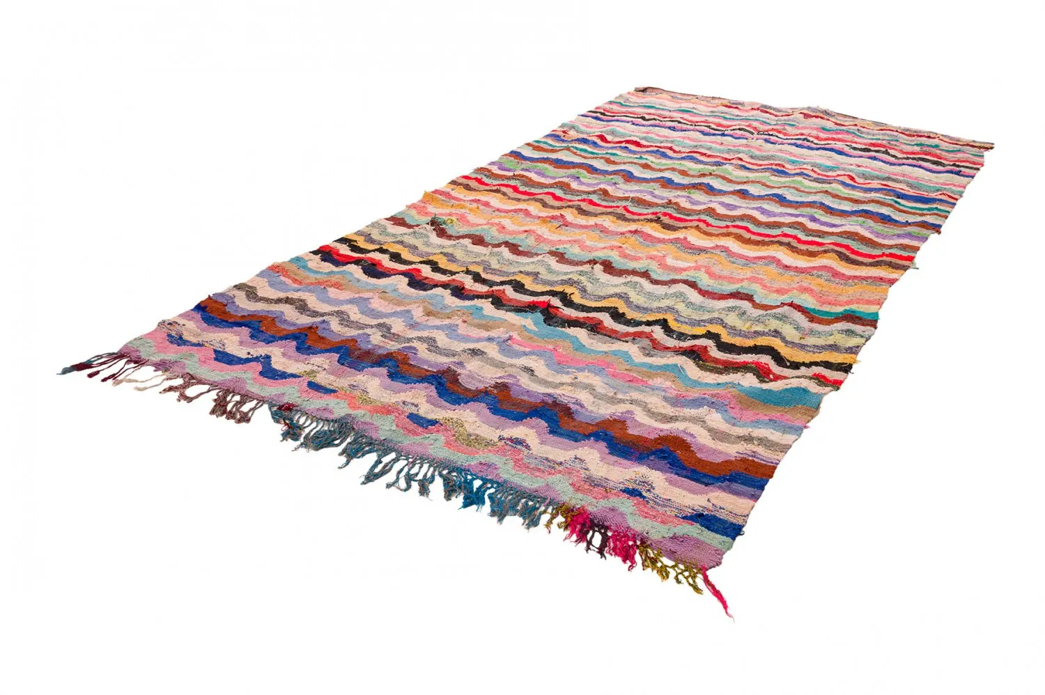 Marokkansk Boucherouite-teppe 165 x 335 cm