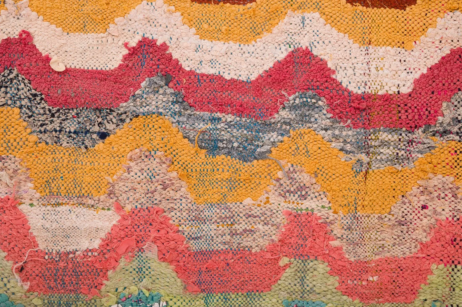 Marokkansk Boucherouite-teppe 165 x 335 cm